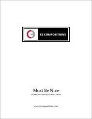 Must Be Nice Jazz Ensemble sheet music cover Thumbnail